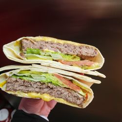 Dad's Grill - Dad's Grill Burger Wrap, dressed the way you like it.
