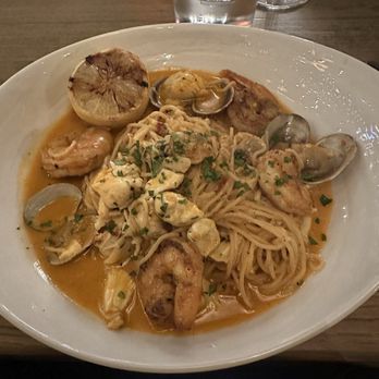 Salt at Carmel City Center - Spicy Seafood Pasta - Seafood Near Me - Carmel, Indiana