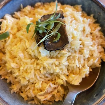 Qi Austin - The amazing Truffle Egg Fried Rice - Dim Sum Near Me - Austin, Texas