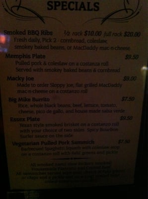 Menu photo 3 Essex St. Pub Buffalo, NY