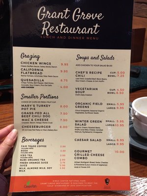 Menu photo 6 Grant Grove Restaurant Hume, CA Menu photo 6 Grant Grove Restaurant Hume, CA