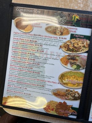 Menu photo 3 Taqueria Mexico Albuquerque, NM