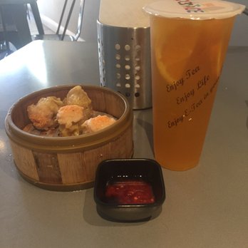 Dim Sum Corner - Mixed fruit green tea and classic soy mai - Dim Sum Near Me - San Francisco, California Dim Sum Corner - Mixed fruit green tea and classic soy mai - Dim Sum Near Me - San Francisco, California