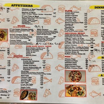 C'los - Menu - Burgers Near Me - Coachella, California