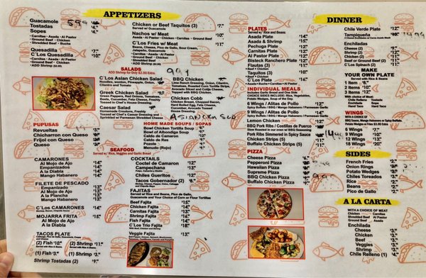 Menu photo 7 C'los Coachella, CA