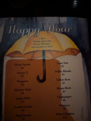 Menu photo 4 Parliament Dallas, TX