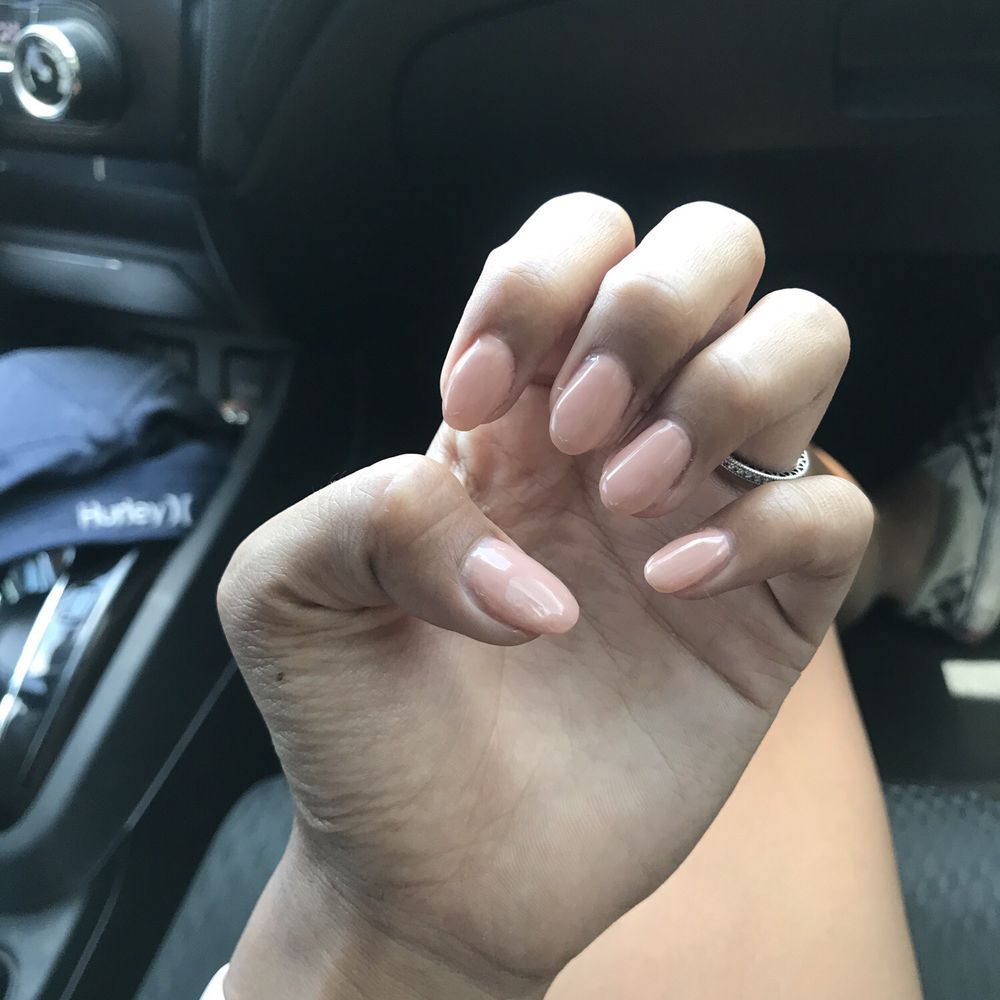 Hello Nails & Spa - Fill with gel done by Kathy (left hand) - Nail Salons Near Me - Fontana, California Hello Nails & Spa - Fill with gel done by Kathy (left hand) - Nail Salons Near Me - Fontana, California