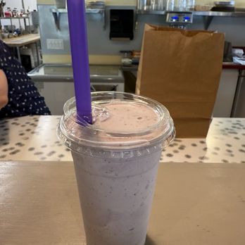 Real Pie Company - Pie milkshake with buttermilk ice cream and blueberry/blackberry pie. The best milkshake I've ever had - Bakeries Near Me - Sacramento, California Real Pie Company - Pie milkshake with buttermilk ice cream and blueberry/blackberry pie. The best milkshake I've ever had - Bakeries Near Me - Sacramento, California