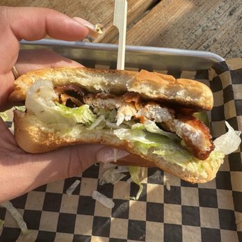 Gasworks Brewing - The thinness of my "chicken sandwich " - Brewpubs Near Me - Seattle, Washington