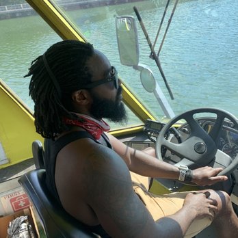 Austin Duck Adventures - Driving the boat. - Bus Tours Near Me - Austin, Texas