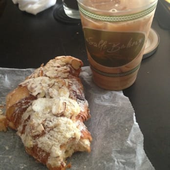 LaSalle Bakery - Almond croissant and my free iced coffee for it being the first day of summer! - Coffee & Tea Near Me - Providence, Rhode Island LaSalle Bakery - Almond croissant and my free iced coffee for it being the first day of summer! - Coffee & Tea Near Me - Providence, Rhode Island