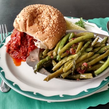 Miss Katie's Diner - BBQ pork sandwich, their "most popular" item. Too much BBQ sauce for my taste - American Near Me - Milwaukee, Wisconsin Miss Katie's Diner - BBQ pork sandwich, their "most popular" item. Too much BBQ sauce for my taste - American Near Me - Milwaukee, Wisconsin