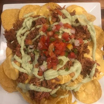Burger Bach - Pulled Pork Nachos - Burgers Near Me - Charlottesville, Virginia Burger Bach - Pulled Pork Nachos - Burgers Near Me - Charlottesville, Virginia