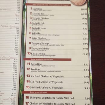 Take Sushi - Lunch menu - Sushi Bars Near Me - Pompano Beach, Florida