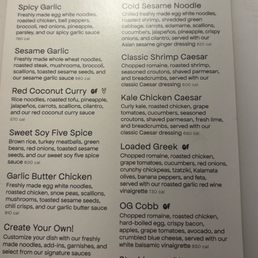 Menu Menu
