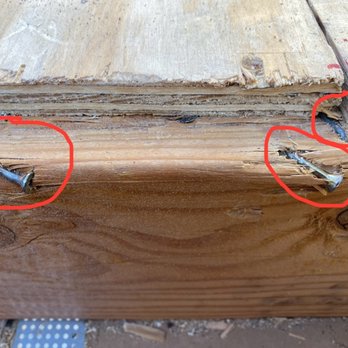 Arizona Roofing Systems - They hammered down screws into joists instead of properly removing them. - Roofing Near Me - Mesa, Arizona
