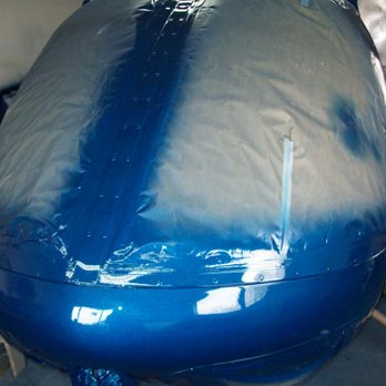 Gerber Collision & Glass - Final 2 stage paint process by Cal Auto. - Body Shops Near Me - La Habra, California