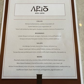 Ario - The menu - Beer, Wine & Spirits Near Me - Marco Island, Florida Ario - The menu - Beer, Wine & Spirits Near Me - Marco Island, Florida
