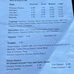 Okeana Food Mart - Menu 11/21