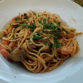Weinbunt - Spaghetti mit Gambas 15,50€ - Wine Bars Near Me - Hilden, NW