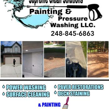 Supreme Clean Solutions Power Washing - Painters Near Me Supreme Clean Solutions Power Washing - Painters Near Me