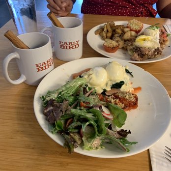 Early Bird - Frank Floyd Benedict and Mexican coffee - New American Near Me - Fullerton, California