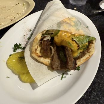 Saba's Mediterranean Kitchen - Philly Cheesesteak Pita - Middle Eastern Near Me - Phoenix, Arizona
