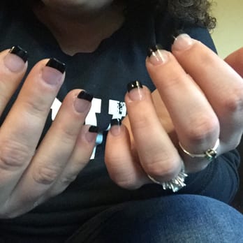 Nail Masters & Spa - My black tipped full set :) - Nail Salons Near Me - Oak Harbor, Washington Nail Masters & Spa - My black tipped full set :) - Nail Salons Near Me - Oak Harbor, Washington