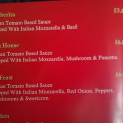 Redwood Stone Baked - Menu