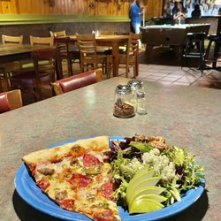 Slice of the Day (Carni) with Walnut Pear Salad Upgrade