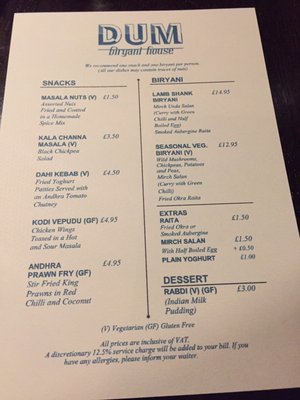 Menu photo 4 DUM Biryani House London, XGL