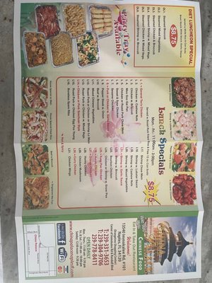 Menu photo 2 China Palace Naples, FL