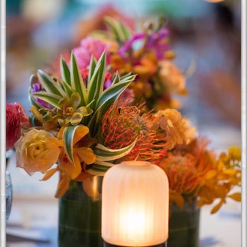 Dellables - Some of the flowers at our reception. The color combination was perfect - Floral Designers Near Me - Kula, Hawaii