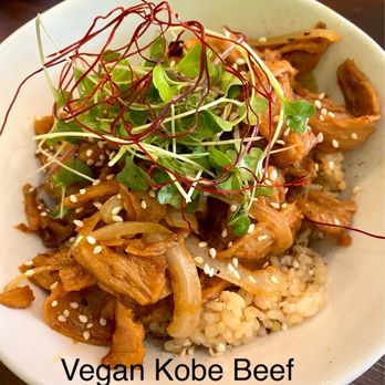 VegiOasis - Vegan Kobe BBQ Bowl - Vegan Near Me - Huntington Beach, California VegiOasis - Vegan Kobe BBQ Bowl - Vegan Near Me - Huntington Beach, California