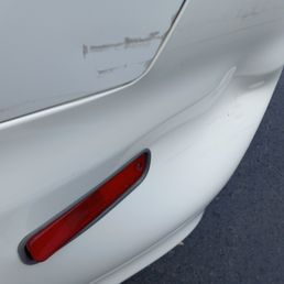 The bumper is plastic so it cost less to repair than metal or aluminum. The bumper is plastic so it cost less to repair than metal or aluminum.
