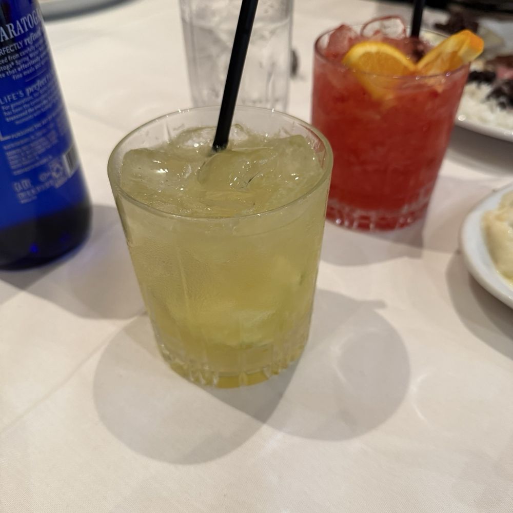 Fogo de Chão - Passion Fruit and Hibiscus cocktail - Brazilian Near Me - San Antonio, Texas