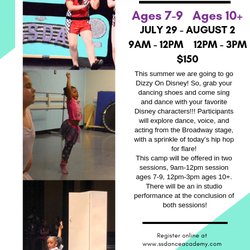 Shining Stars Dance Academy - Musical Theatre Camp