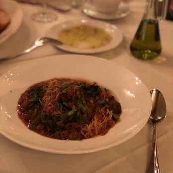 Tuscany - Taylor - Angel hair pasta in red sauce with rapini - Italian Near Me - Chicago, Illinois Tuscany - Taylor - Angel hair pasta in red sauce with rapini - Italian Near Me - Chicago, Illinois