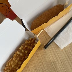 Mochinut - Potato half and half and Original half and half