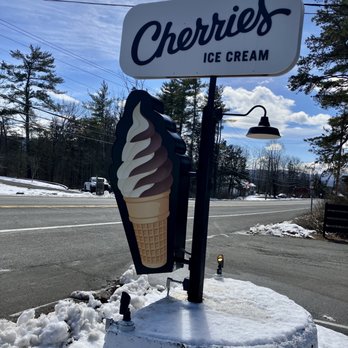 Cherries Ice Cream - a sign for cherries ice cream - Ice Cream & Frozen Yogurt Near Me - Stone Ridge, New York Cherries Ice Cream - a sign for cherries ice cream - Ice Cream & Frozen Yogurt Near Me - Stone Ridge, New York