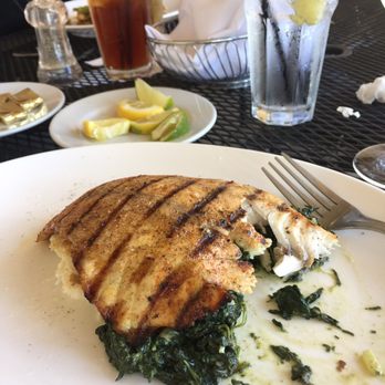 Ol'Vine Fresh Grill - Red fish....lingered too long in the cast iron pan - Bars Near Me - Tulsa, Oklahoma Ol'Vine Fresh Grill - Red fish....lingered too long in the cast iron pan - Bars Near Me - Tulsa, Oklahoma