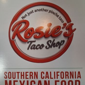 Rosie’s Taco Shop - Front of paper menu buckeye arizona - Mexican Near Me - Buckeye, Arizona