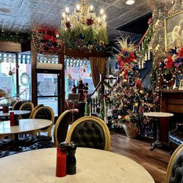 Inside at Christmas