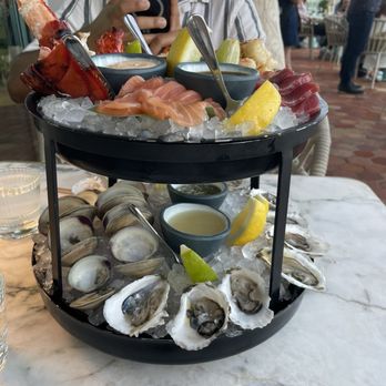 Klaw Miami - The seafood tower! It was delightful. - Steakhouses Near Me - Miami, Florida