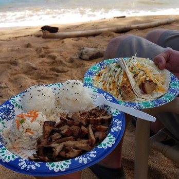 Sleeping Giant Grill - Lunch on the beach, #dreamfoodfantasy - Seafood Near Me - Kapaa, Hawaii