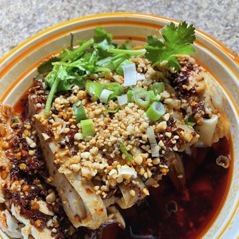 Chengdu cuisine - Don't order this A15. Steamed Chicken in Chili Sauce. Old cold chicken not good - Chinese Near Me - Birmingham, Alabama Chengdu cuisine - Don't order this A15. Steamed Chicken in Chili Sauce. Old cold chicken not good - Chinese Near Me - Birmingham, Alabama