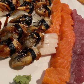 Yamato Restaurant - Unagi and a bunch of salmon and tuna and white tuna sashimi - Japanese Near Me - Brighton, Massachusetts Yamato Restaurant - Unagi and a bunch of salmon and tuna and white tuna sashimi - Japanese Near Me - Brighton, Massachusetts