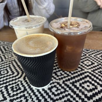 Sidecar Market and Bar - Peanut butter latte with almond milk, iced peanut butter latte and a tea! Delicious!! - Beer, Wine & Spirits Near Me - Deland, Florida Sidecar Market and Bar - Peanut butter latte with almond milk, iced peanut butter latte and a tea! Delicious!! - Beer, Wine & Spirits Near Me - Deland, Florida