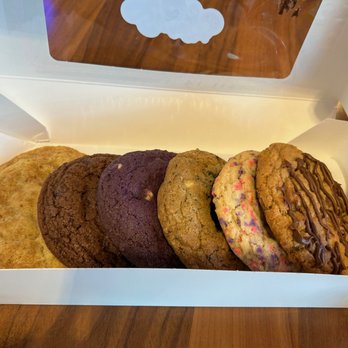 Sweet G's - 6pk - snickerdoodle, double chocolate, ube white chocolate, oreo, funfetti, chocolate Reese's - Bakeries Near Me - Stanton, California Sweet G's - 6pk - snickerdoodle, double chocolate, ube white chocolate, oreo, funfetti, chocolate Reese's - Bakeries Near Me - Stanton, California