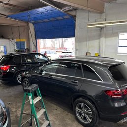 Cars after a machine wax Cars after a machine wax